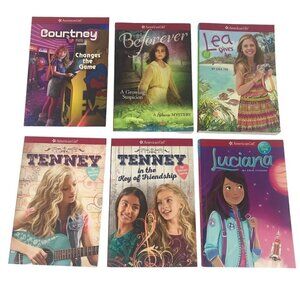 American Girl Paperback Book Lot of 6 Tenney Lucianna Lea Courtney Young Reader